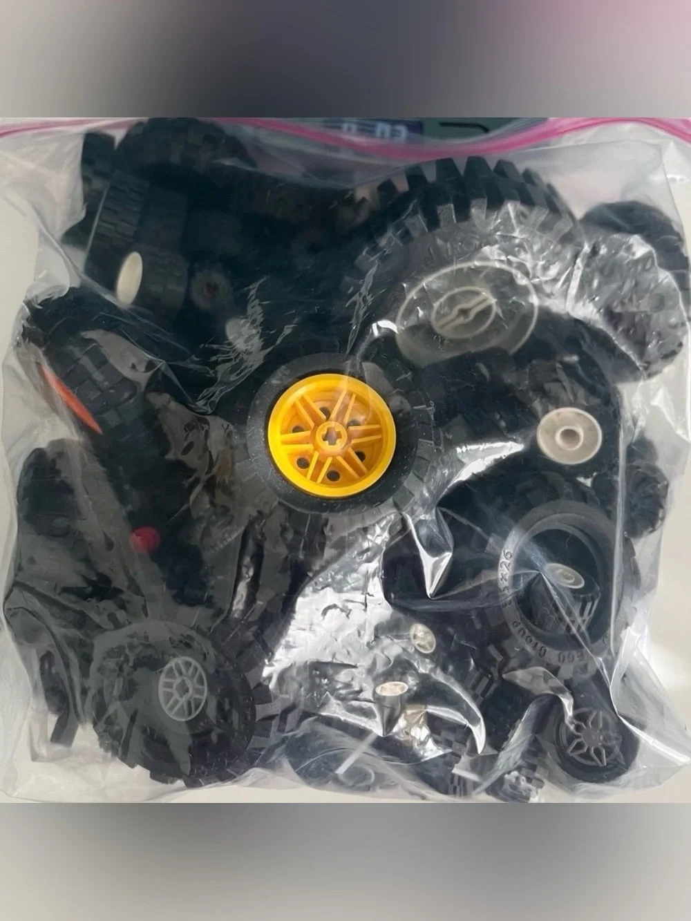 Lego 1.1lb Tires Wheels Loose Pieces